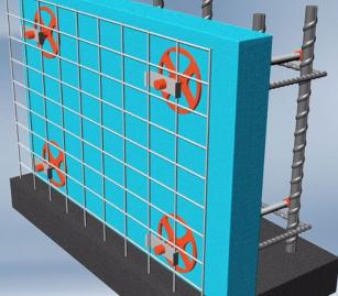 钢丝网片现浇复合保温板